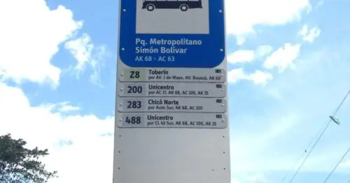 PARADERO SITP PARQUE METROPOLITANO SIMON BOLIVAR  437A05